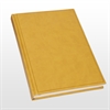 Notesbog - Notesbøger gul italiensk kunstlæder model Ventura
